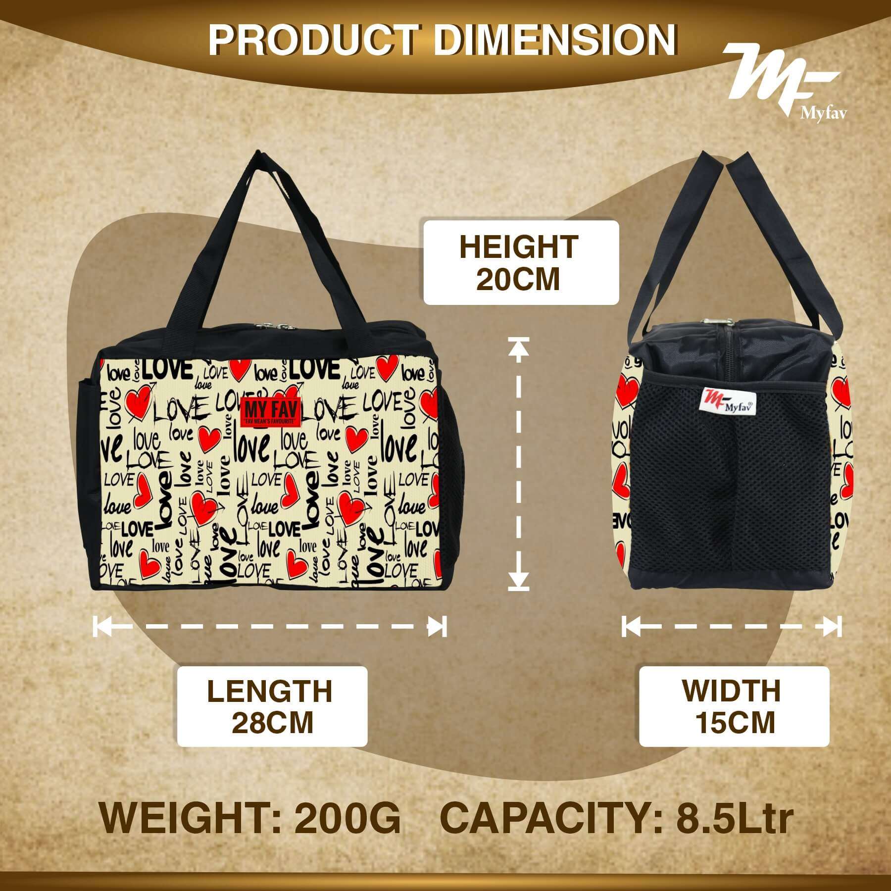 MY FAV Men, Women and Kids Lunch Bag