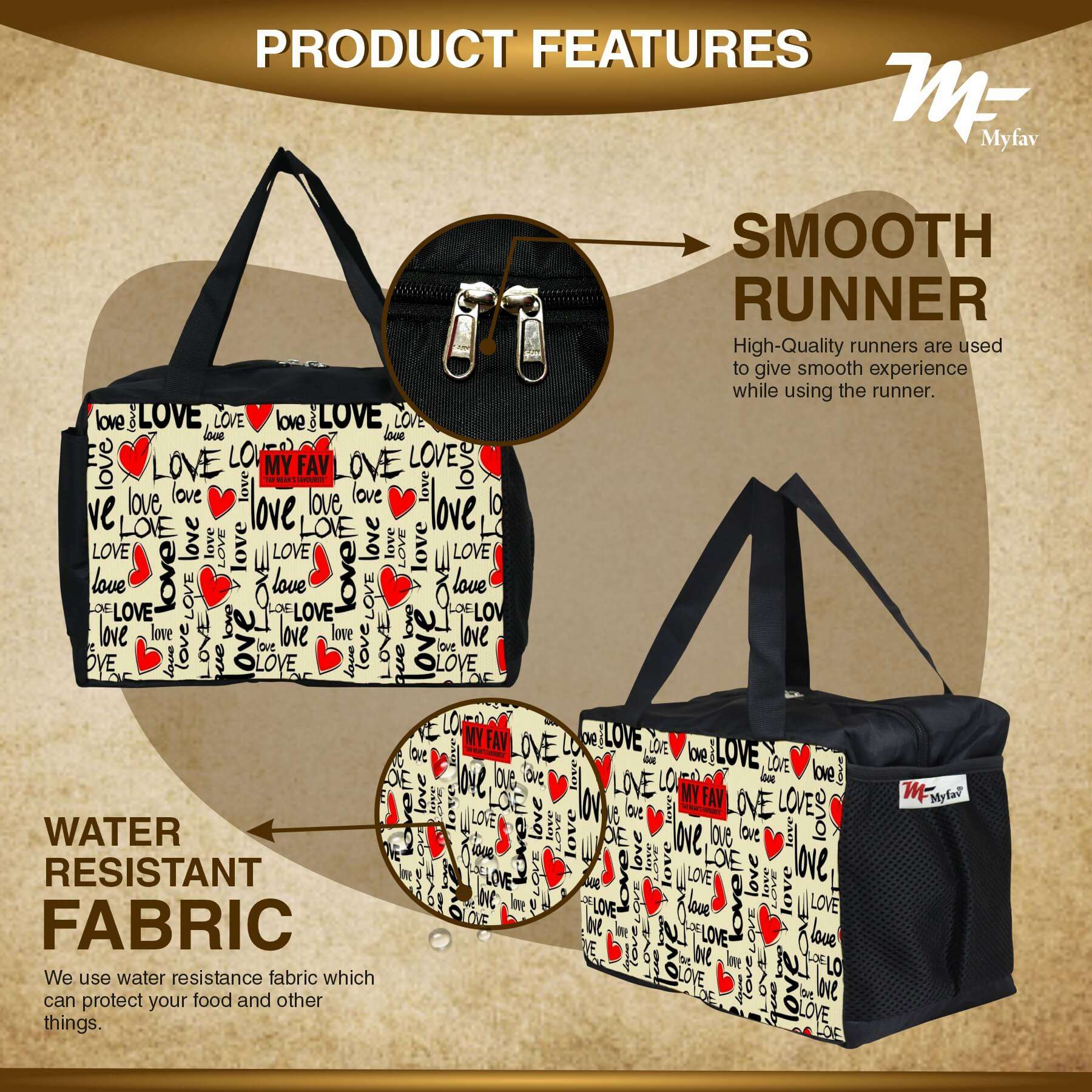 MY FAV Men, Women and Kids Lunch Bag