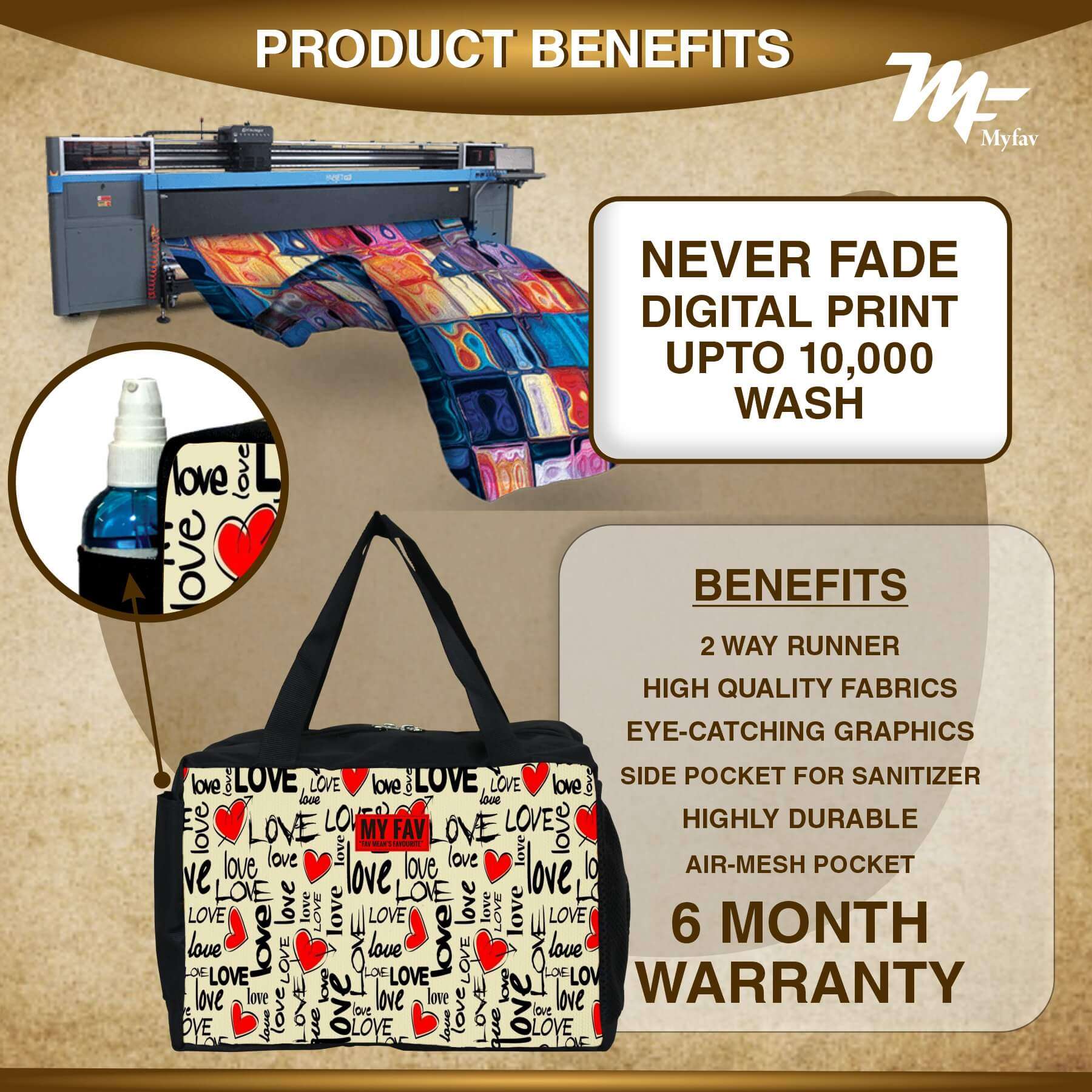 MY FAV Men, Women and Kids Lunch Bag