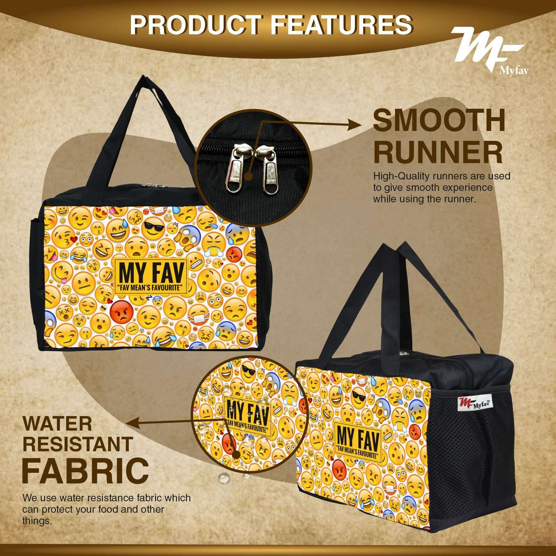 MY FAV Men, Women and Kids Lunch Bag