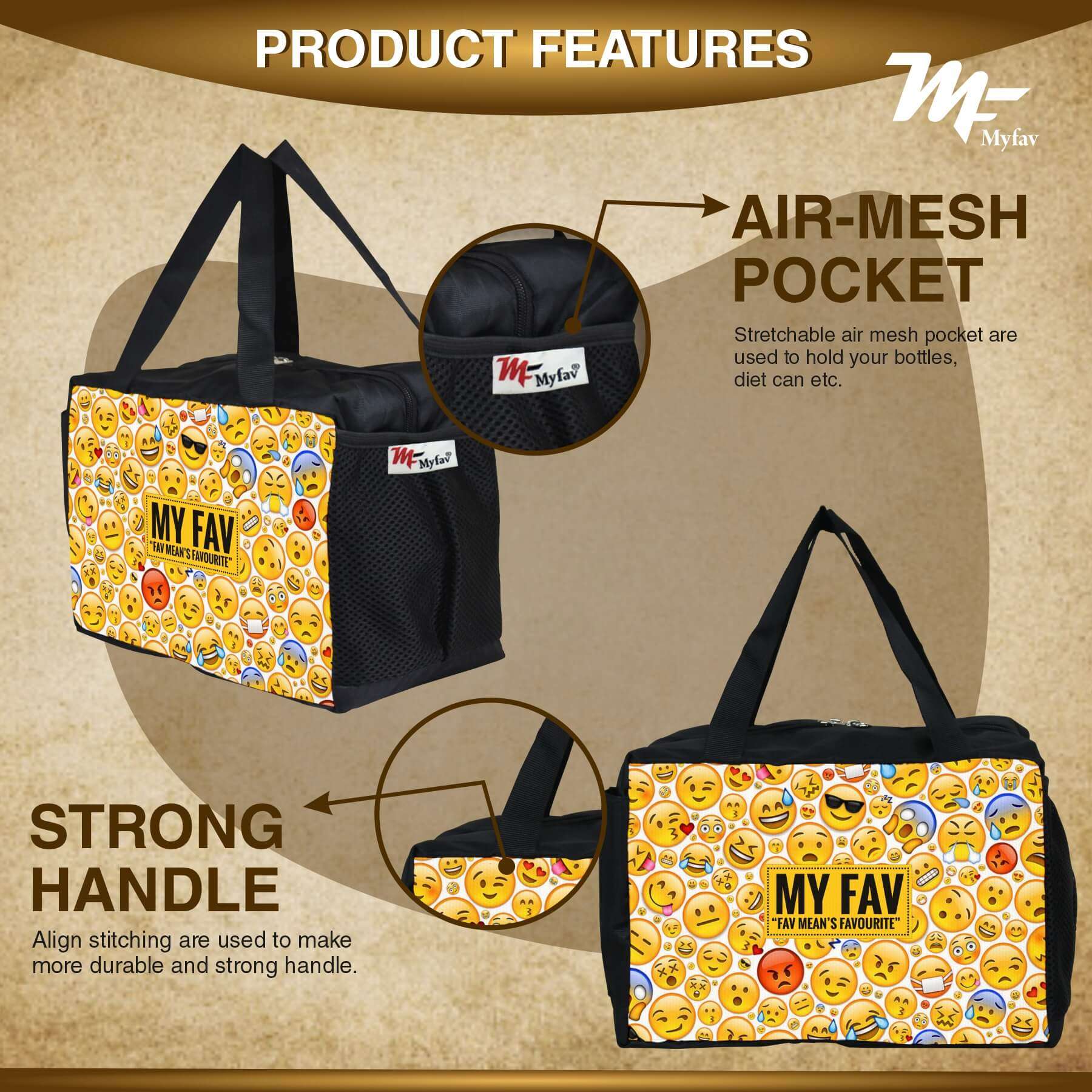 MY FAV Men, Women and Kids Lunch Bag