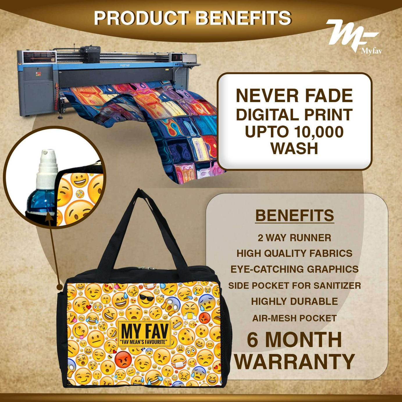 MY FAV Men, Women and Kids Lunch Bag