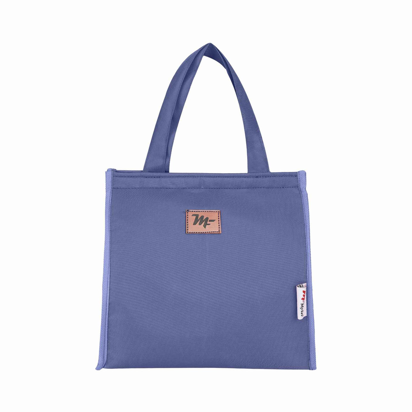 MY FAV Lunch Bag for Kids, Men & Women, Velcro Closure Tiffin Bag for Travel, Office, College & School, Durable and Lightweight (8 Liter) (Blue)