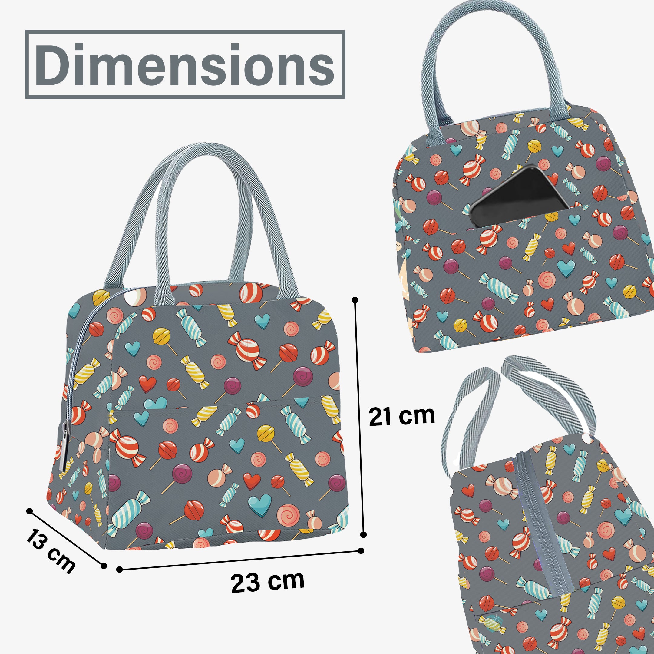 MY FAV Women, Waterproof Carry On Tote Tiffin Bag for Travel, Office, Picnic, Camping Outdoor, College & School, Durable and Lightweight Bag-1