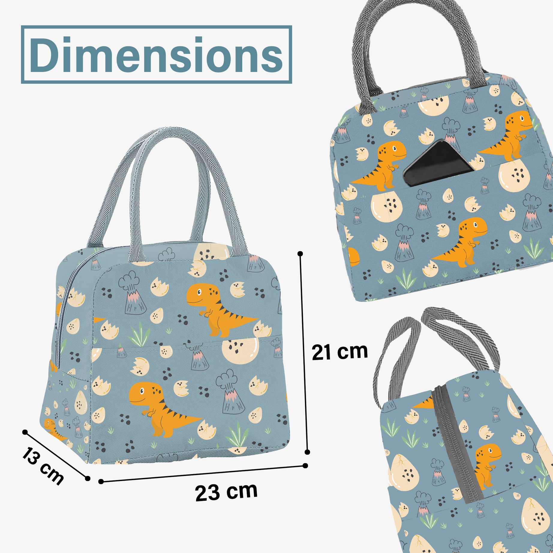 MY FAV Women, Waterproof Carry On Tote Tiffin Bag for Travel, Office, Picnic, Camping Outdoor, College & School, Durable and Lightweight Bag-2