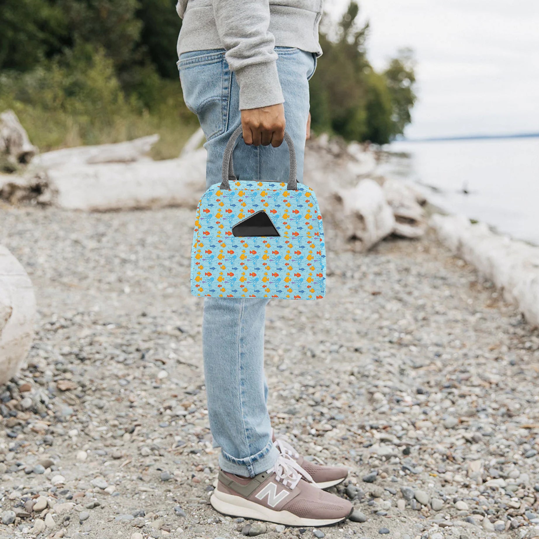 MY FAV Women Waterproof Carry On Tote Tiffin Bag for Travel, Office, Picnic, Camping Outdoor, College & School, Durable and Lightweight Bag-3