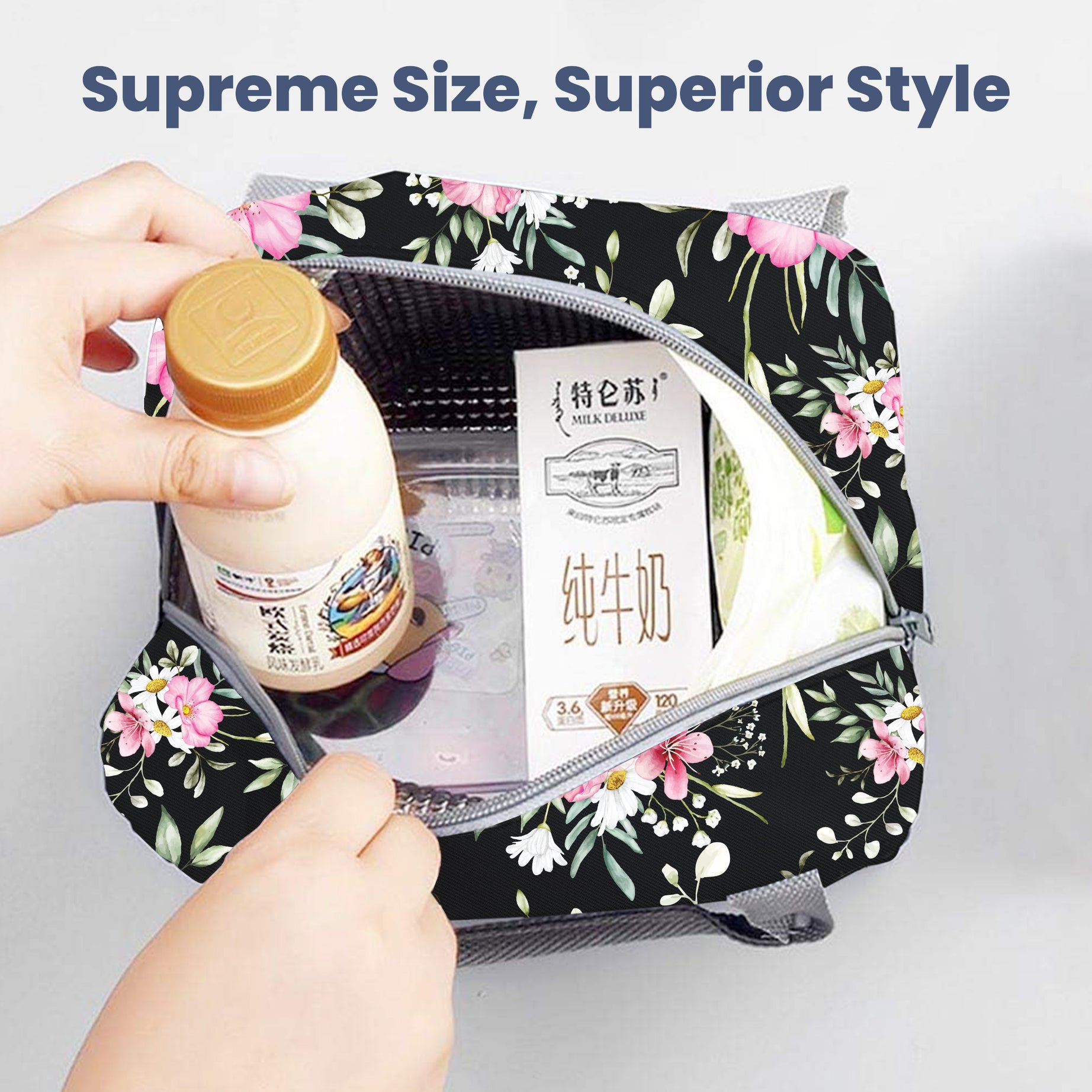 MY FAV Women, Waterproof Carry On Tote Tiffin Bag for Travel, Office, Picnic, Camping Outdoor, College & School, Durable and Lightweight Bag-4