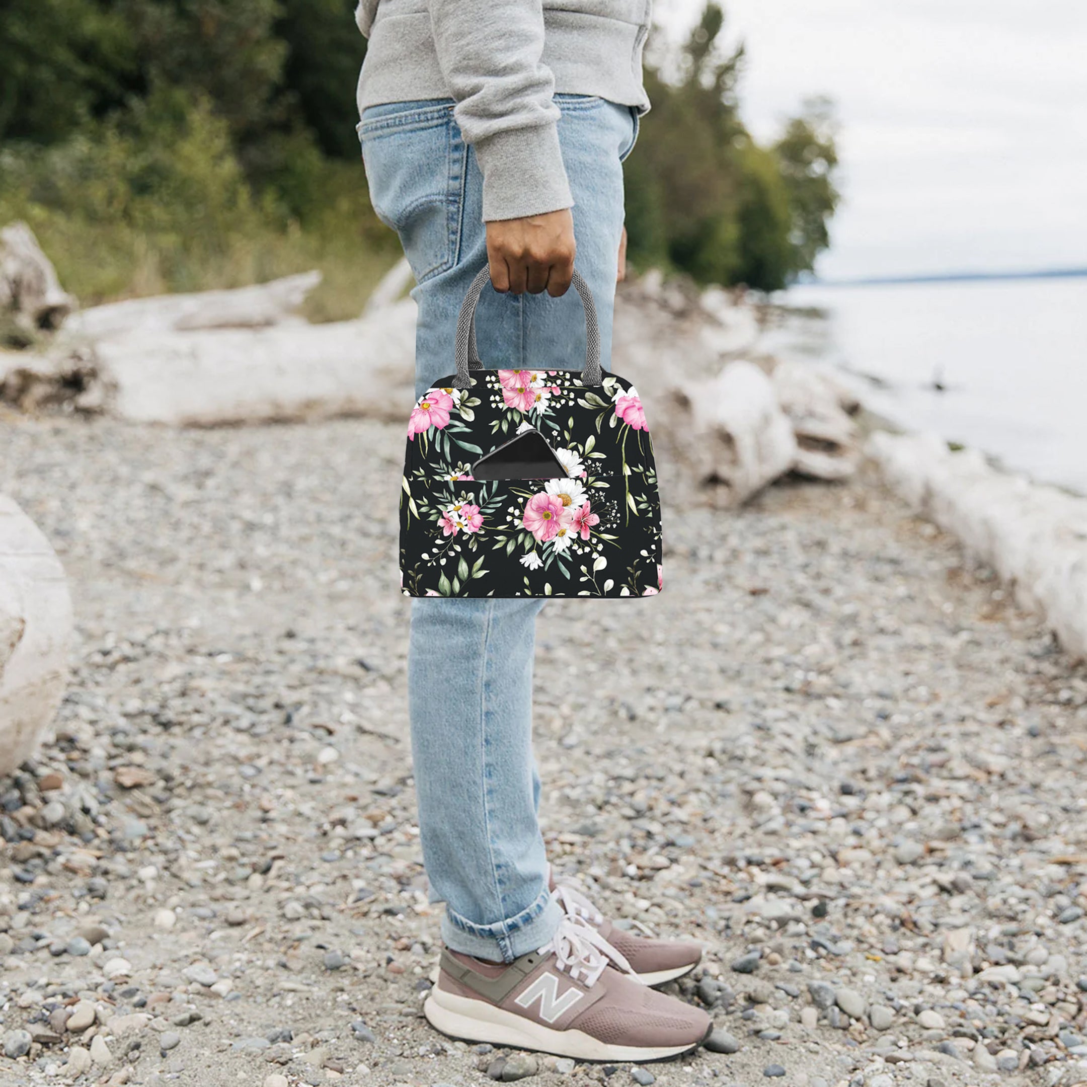 MY FAV Women, Waterproof Carry On Tote Tiffin Bag for Travel, Office, Picnic, Camping Outdoor, College & School, Durable and Lightweight Bag-4