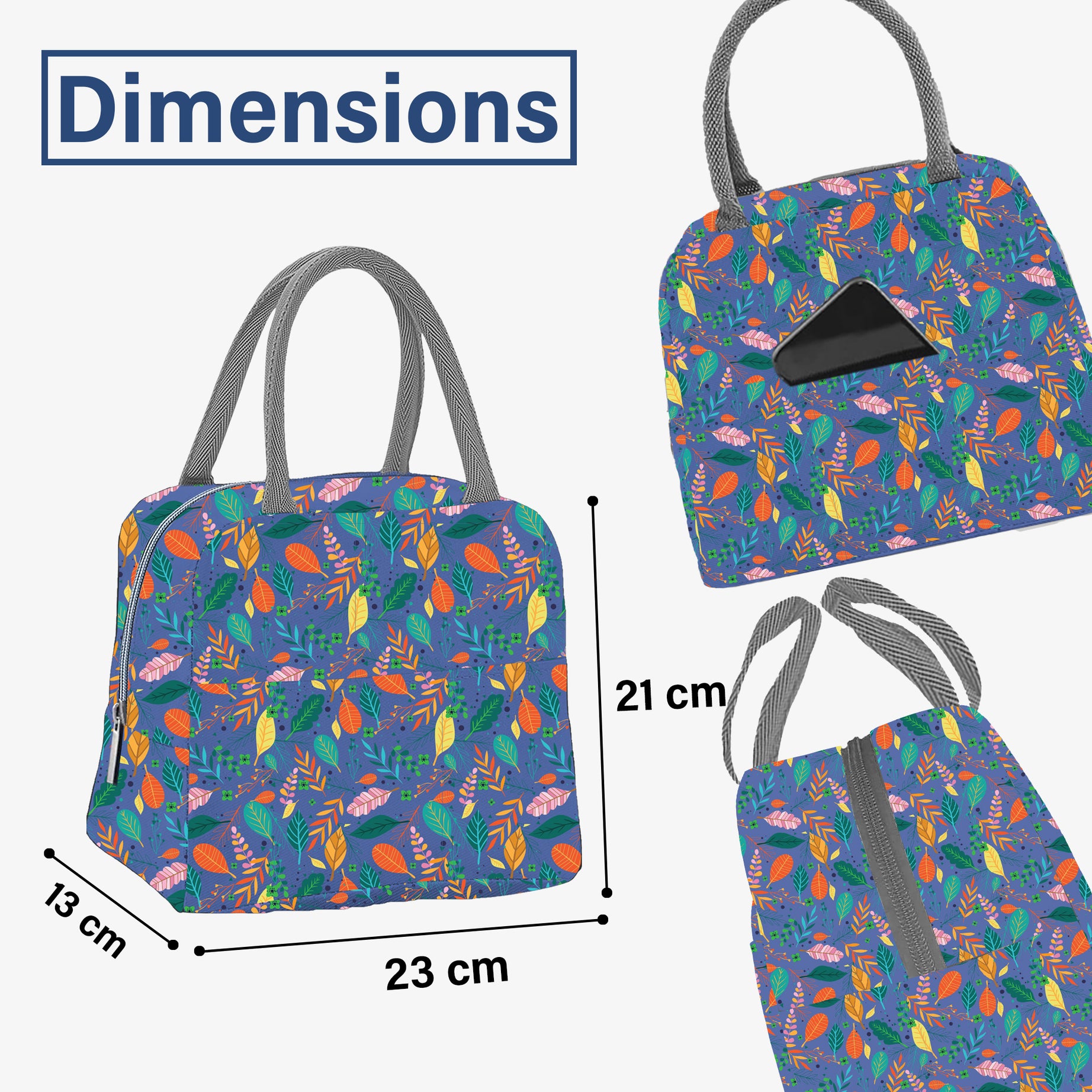 MY FAV Women, Waterproof Carry On Tote Tiffin Bag for Travel, Office, Picnic, Camping Outdoor, College & School, Durable and Lightweight Bag-6