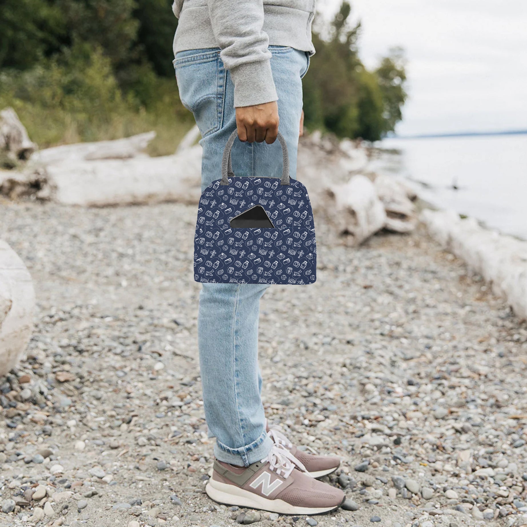 MY FAV Women, Waterproof Carry On Tote Tiffin Bag for Travel, Office, Picnic, Camping Outdoor, College & School, Durable and Lightweight Bag-7