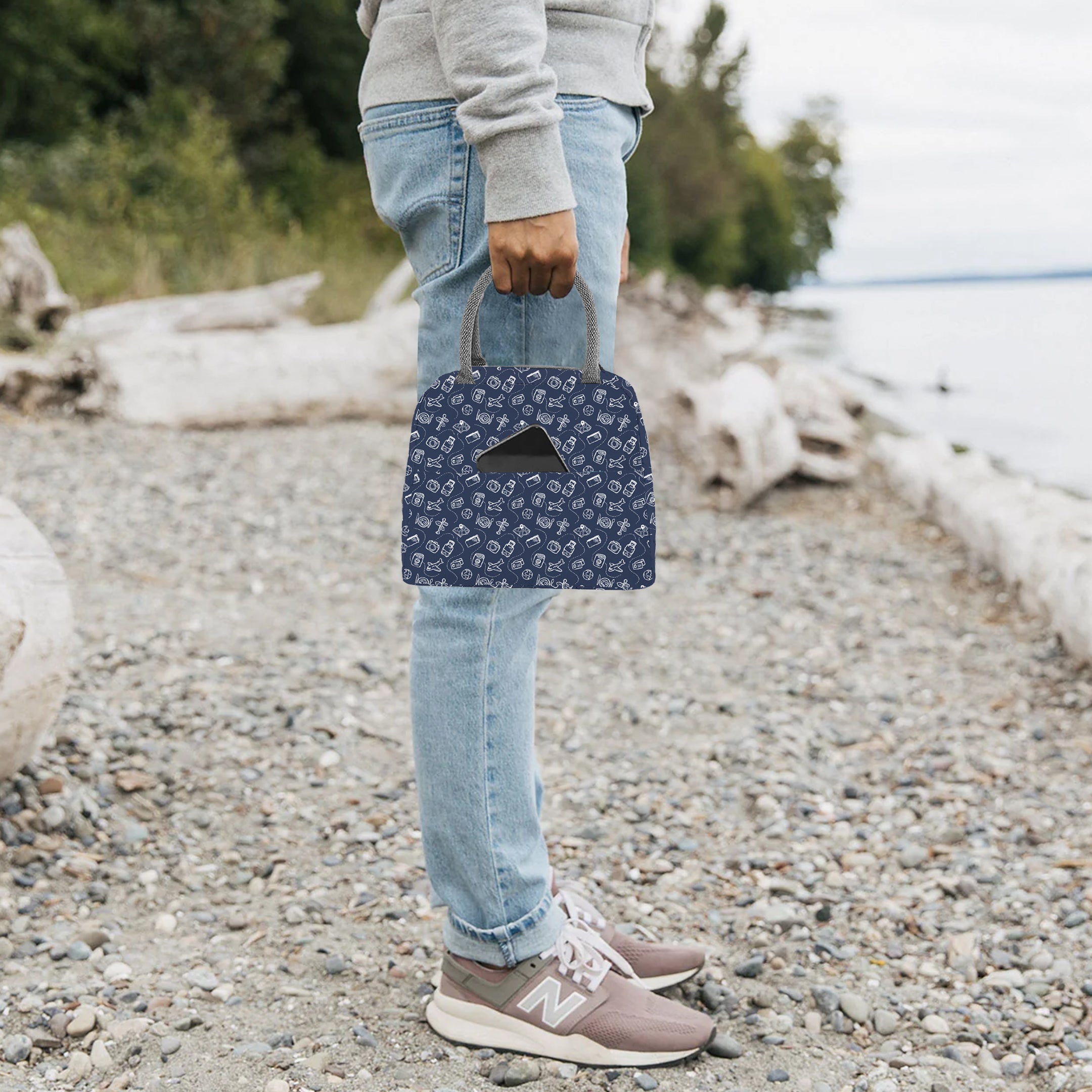 MY FAV Women, Waterproof Carry On Tote Tiffin Bag for Travel, Office, Picnic, Camping Outdoor, College & School, Durable and Lightweight Bag-7