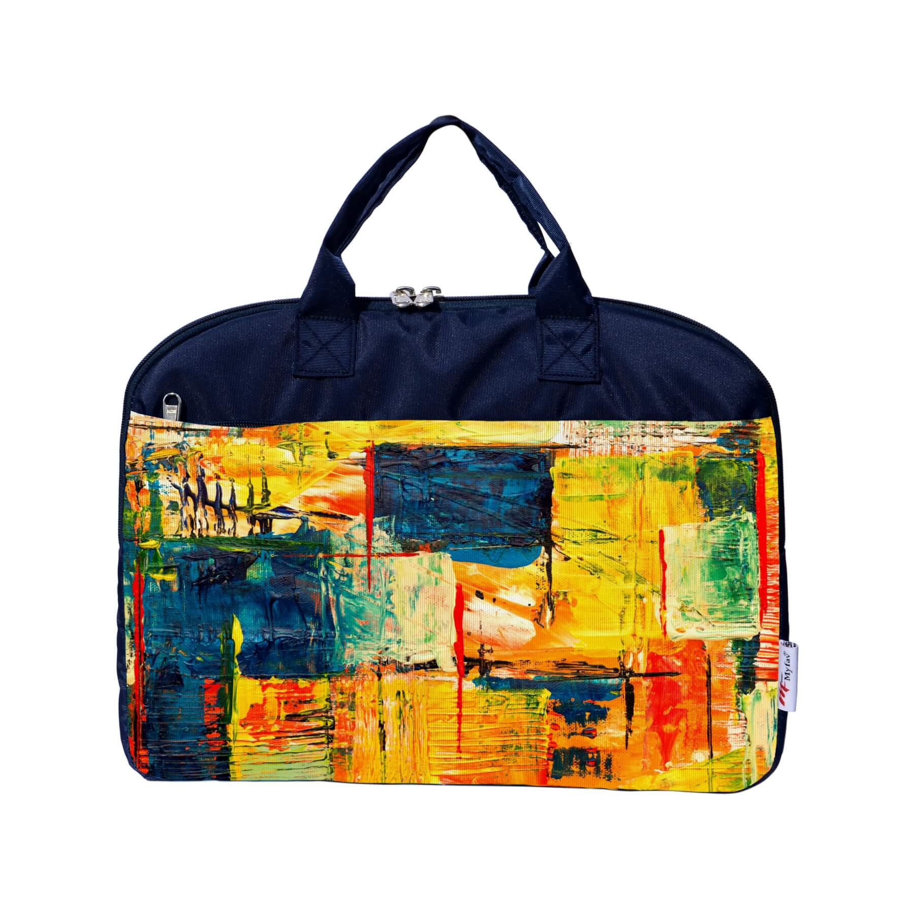 My Fav Modern Art Print Office Laptop Bag Briefcase 15.6 Inch for Women and Men