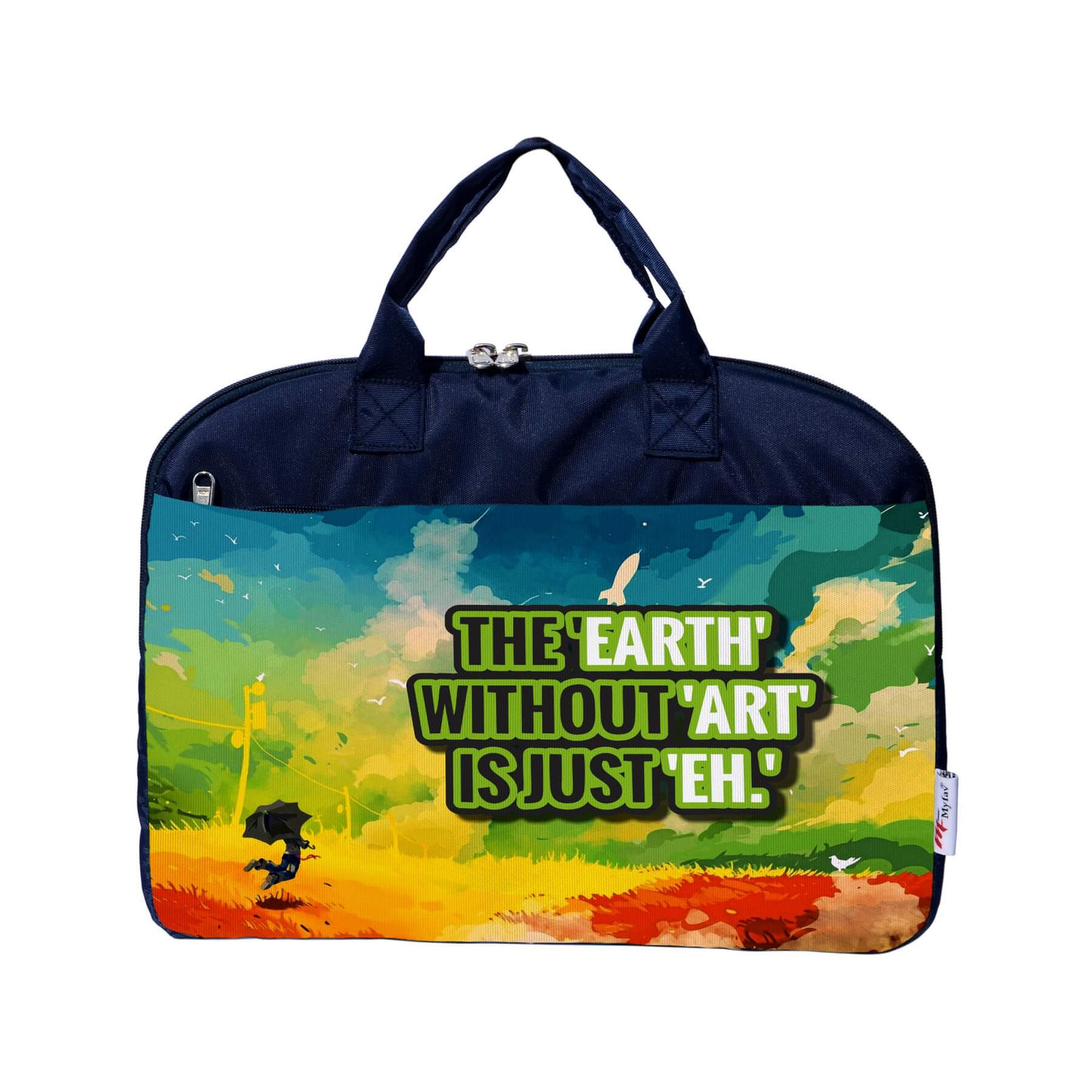 My Fav Art Print Office Laptop Bag Briefcase 15.6 Inch for Women and Men