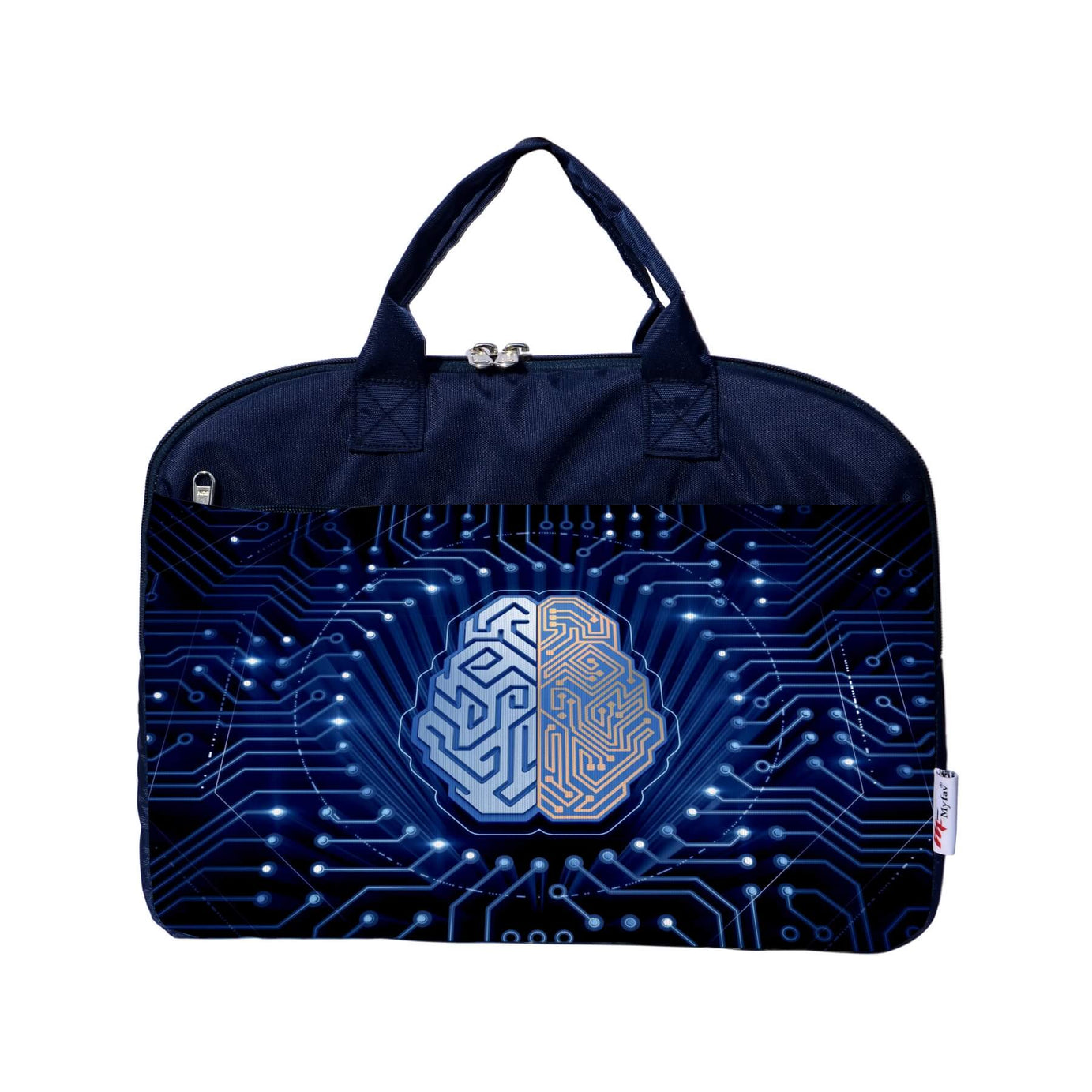 My Fav Digital Print Office Laptop Bag Briefcase 15.6 Inch for Women and Men
