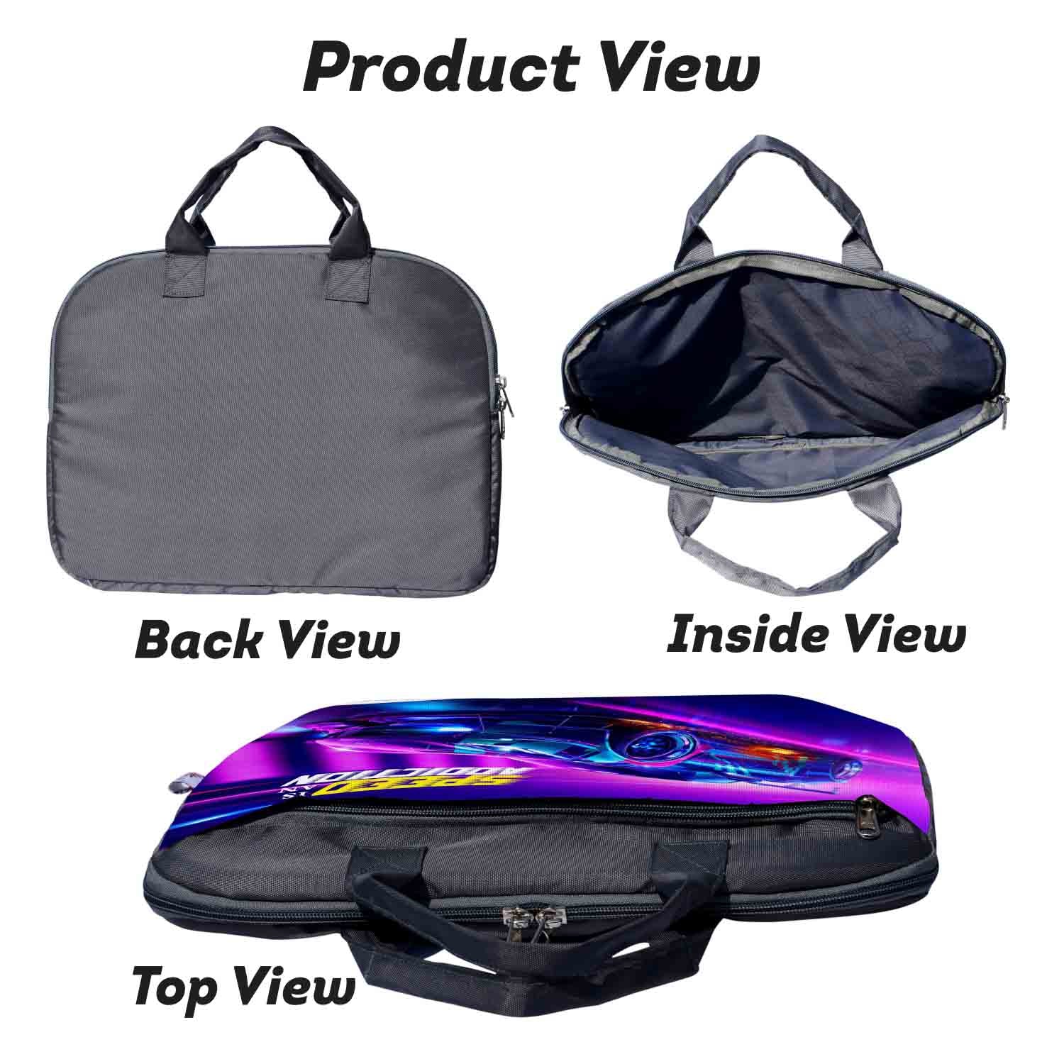 My Fav Car Print Office Laptop Bag Briefcase 15.6 Inch for Women and Men