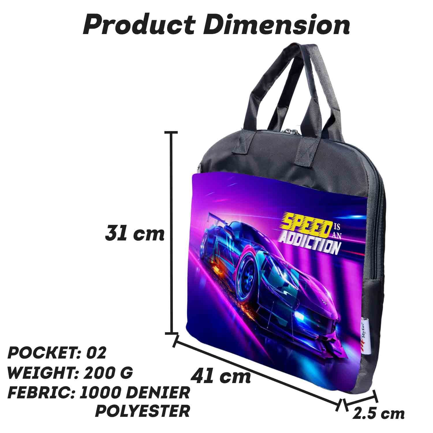 My Fav Car Print Office Laptop Bag Briefcase 15.6 Inch for Women and Men