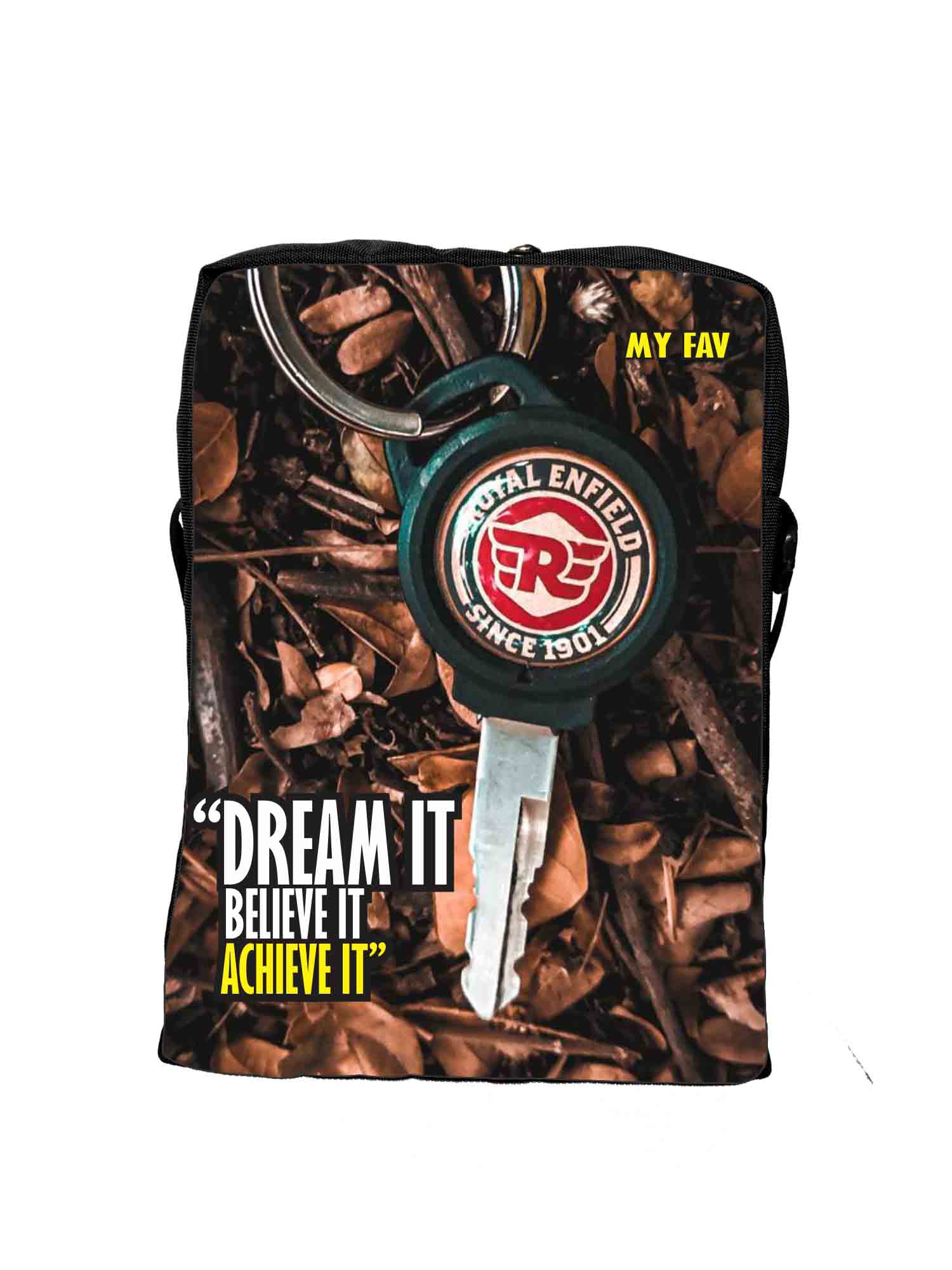 My Fav Dream It Belieive It Messanger Bag For Men Women Sling Bag For Boys Girls