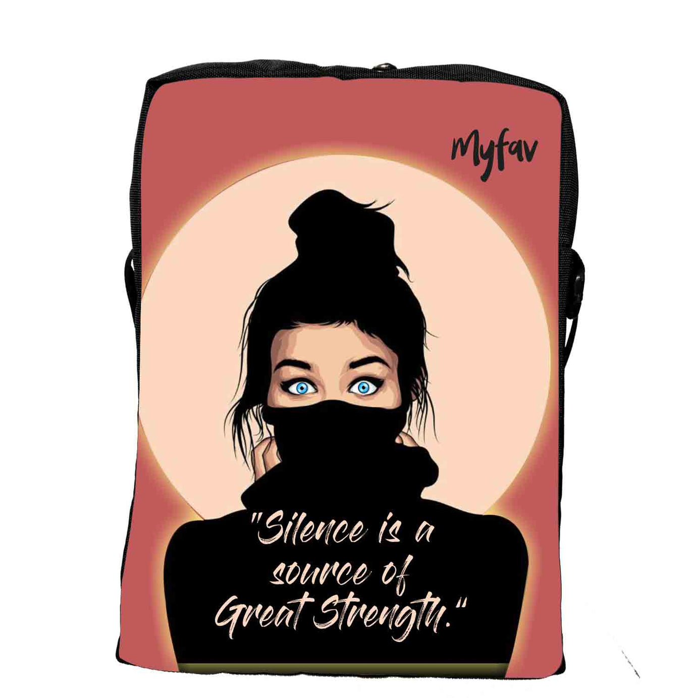 My Fav Masked Girl Messanger Bag For Women Sling Bag For Girls