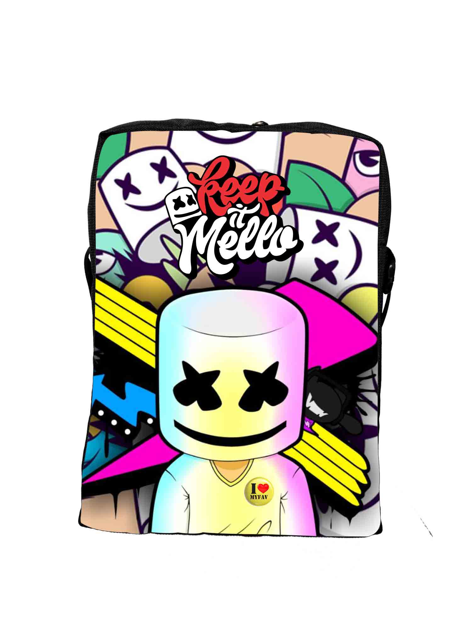 My Fav Keep it Mello Messanger Bag  For Men Women Sling Bag For Boys Girls