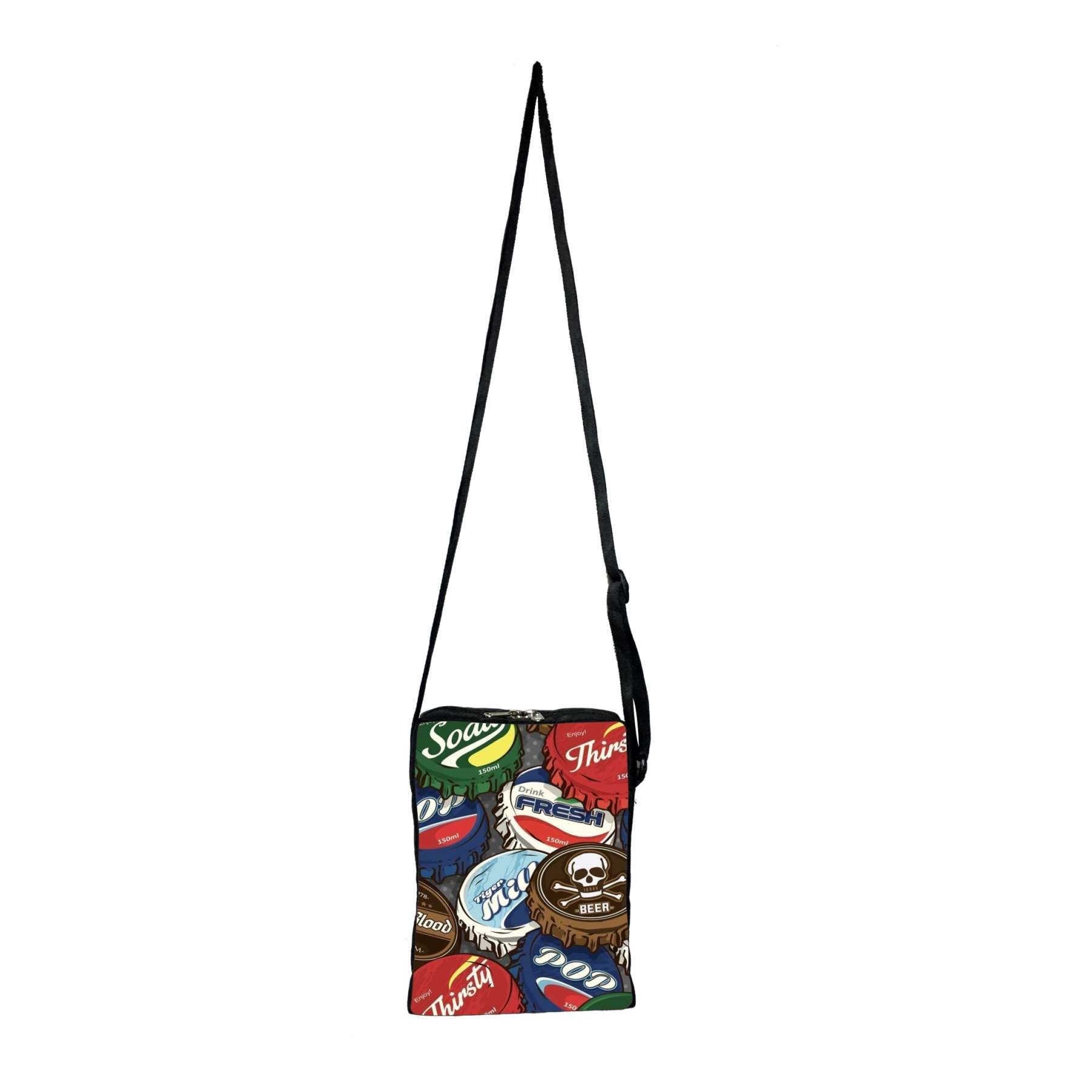 My Fav Multi Caps Prints Messanger Bag For Men Women Sling Bag For Boys Girls