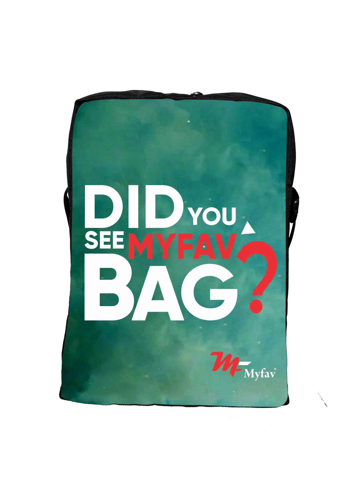 My Fav Sky Print Messanger Bag Sling Bag For Boys Girls