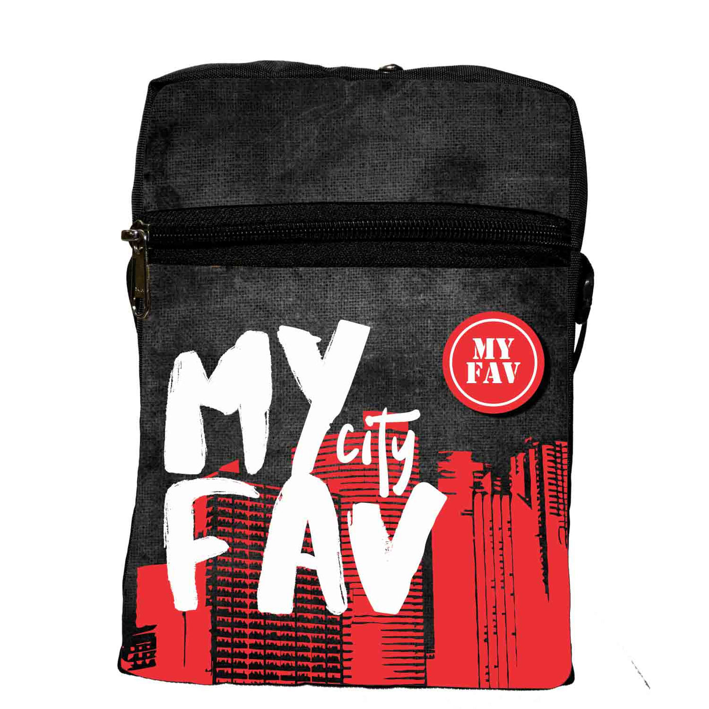 My Fav Myfav Citi Print Messanger Bag Sling Bag For Boys Girls