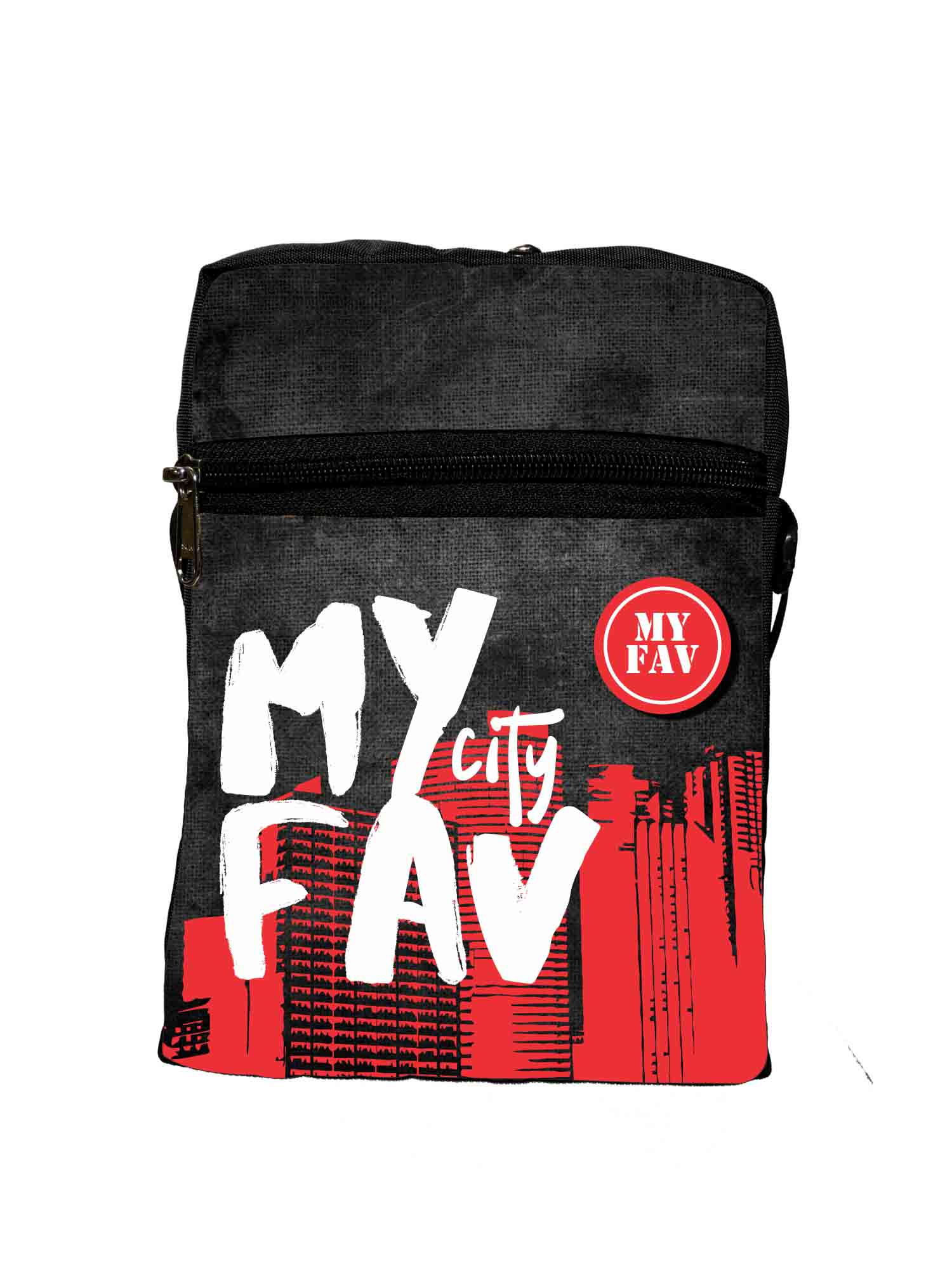 My Fav Myfav Citi Print Messanger Bag Sling Bag For Boys Girls