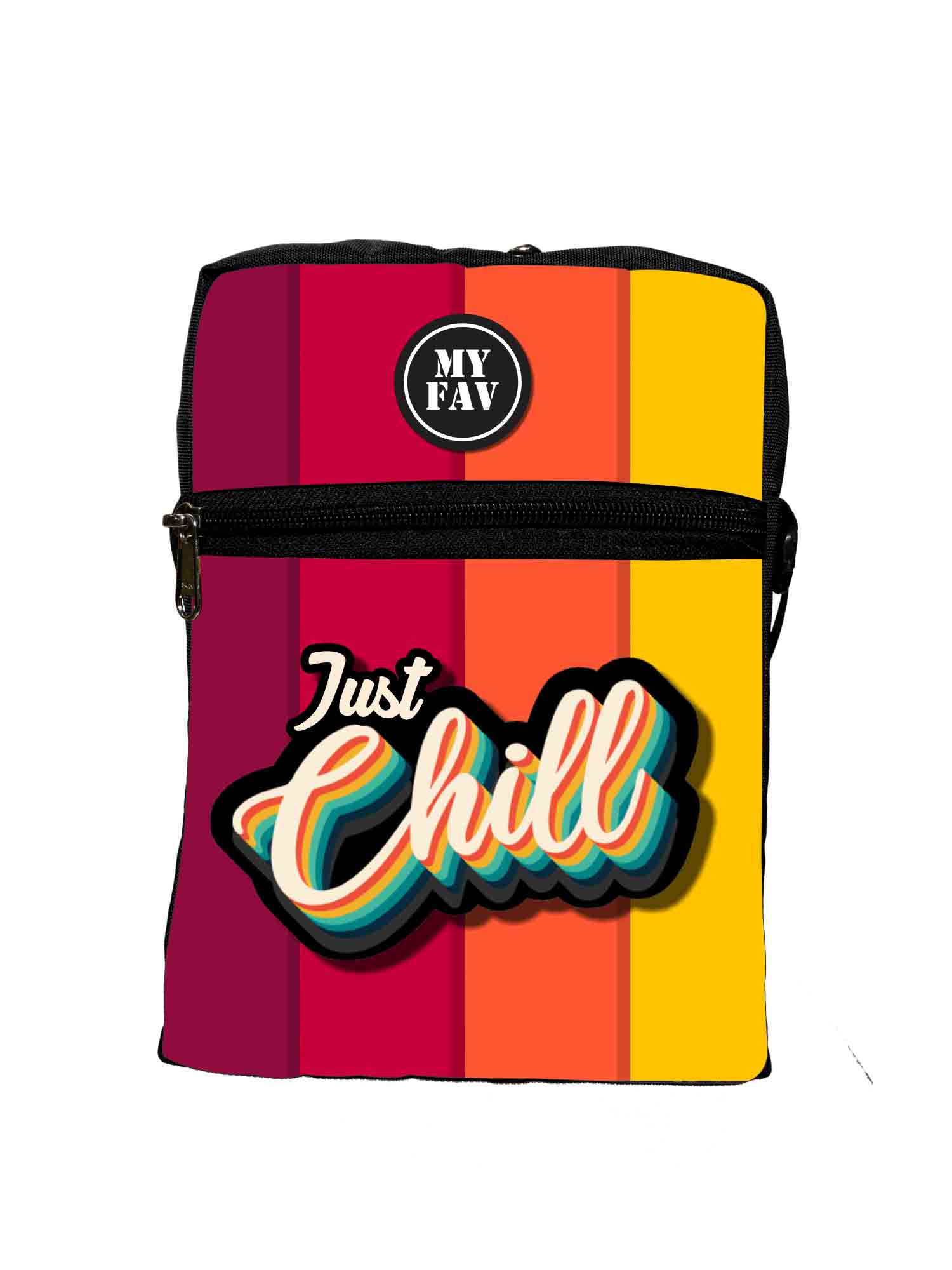 My Fav Just Chill Messanger Bag Sling Bag For Boys Girls