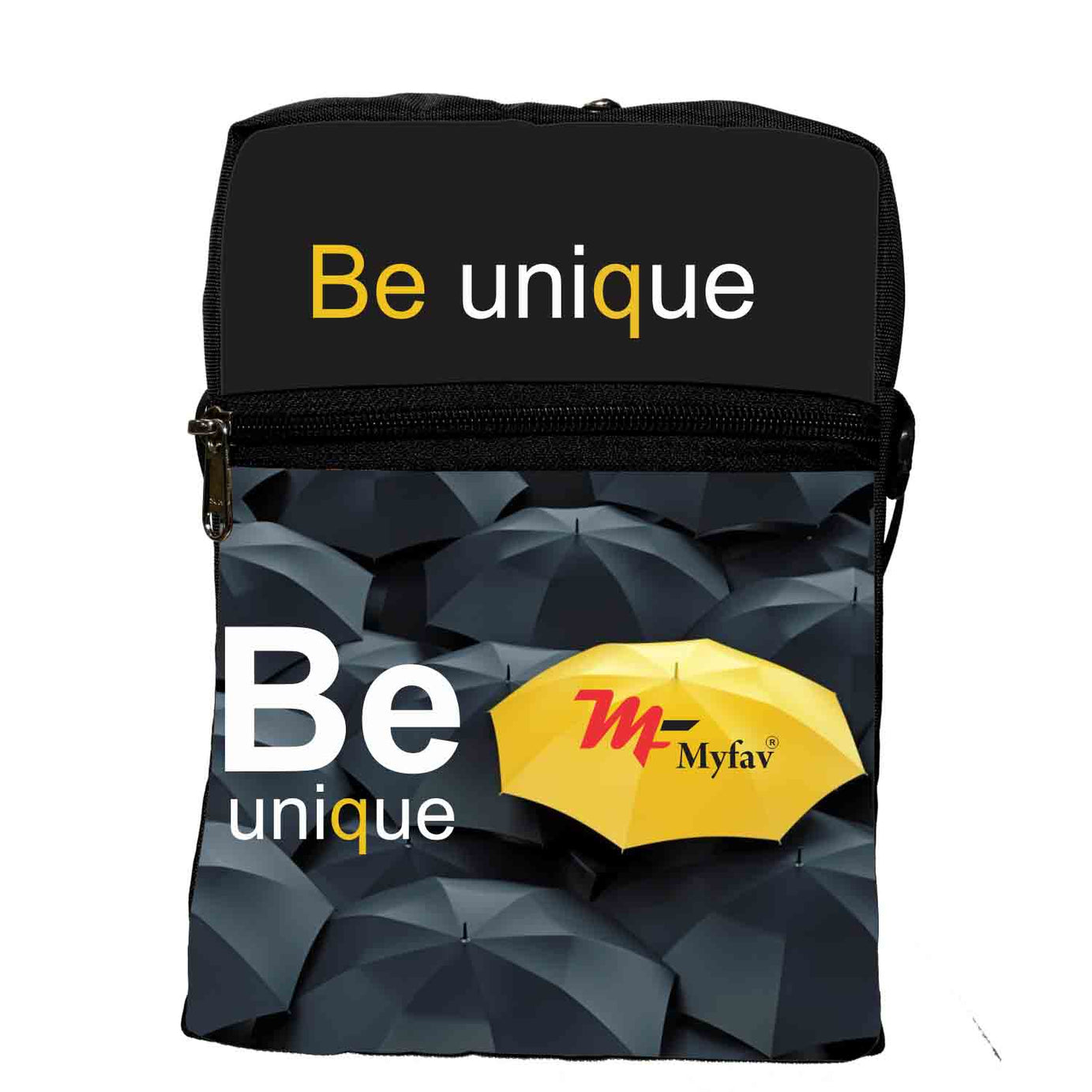 My Fav Be Unique Messanger Bag For Men Women Sling Bag For Boys Girls