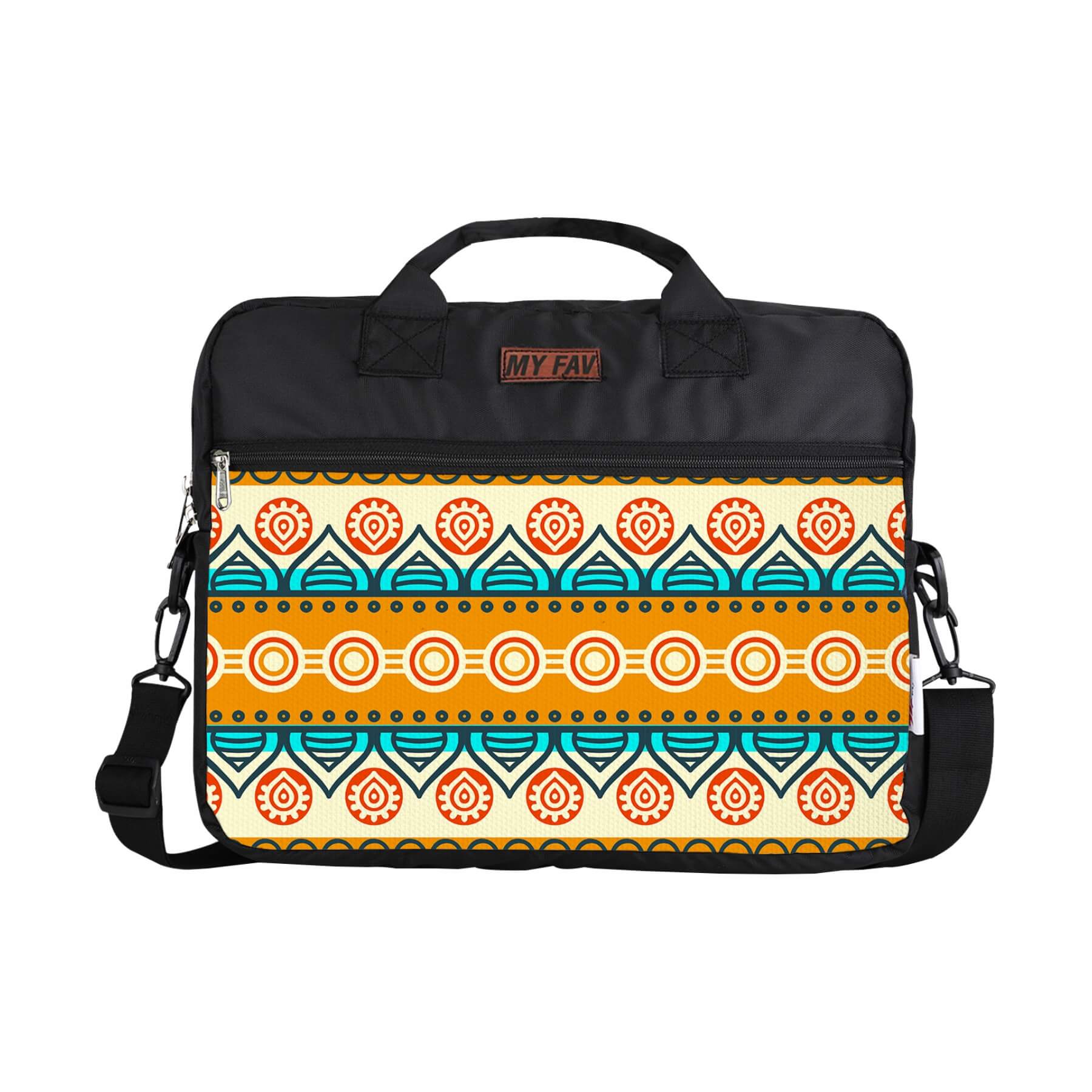 MY FAV Office Bag for Men and Women, Water Repellent Highly Durable Business Briefcase Bag for Laptop/Notebook/MacBook/Office/Travel/Business - Design 9