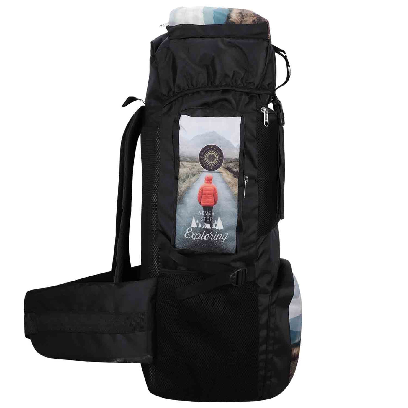 My Fav 70 L Rucksack Backpack, suitable for both men & women, water resistant & durable, made with polyester