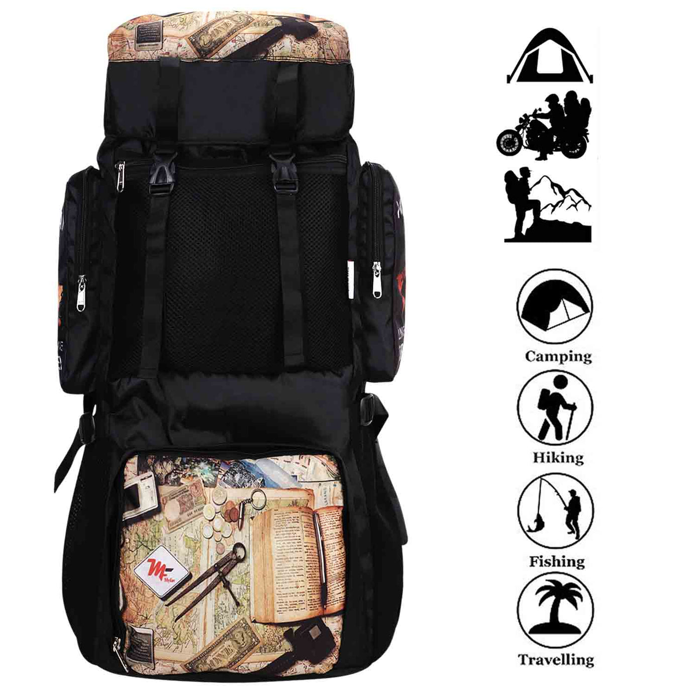 My Fav 70 Ltr Travel Backpack Hiking Trekking Rucksack Bag