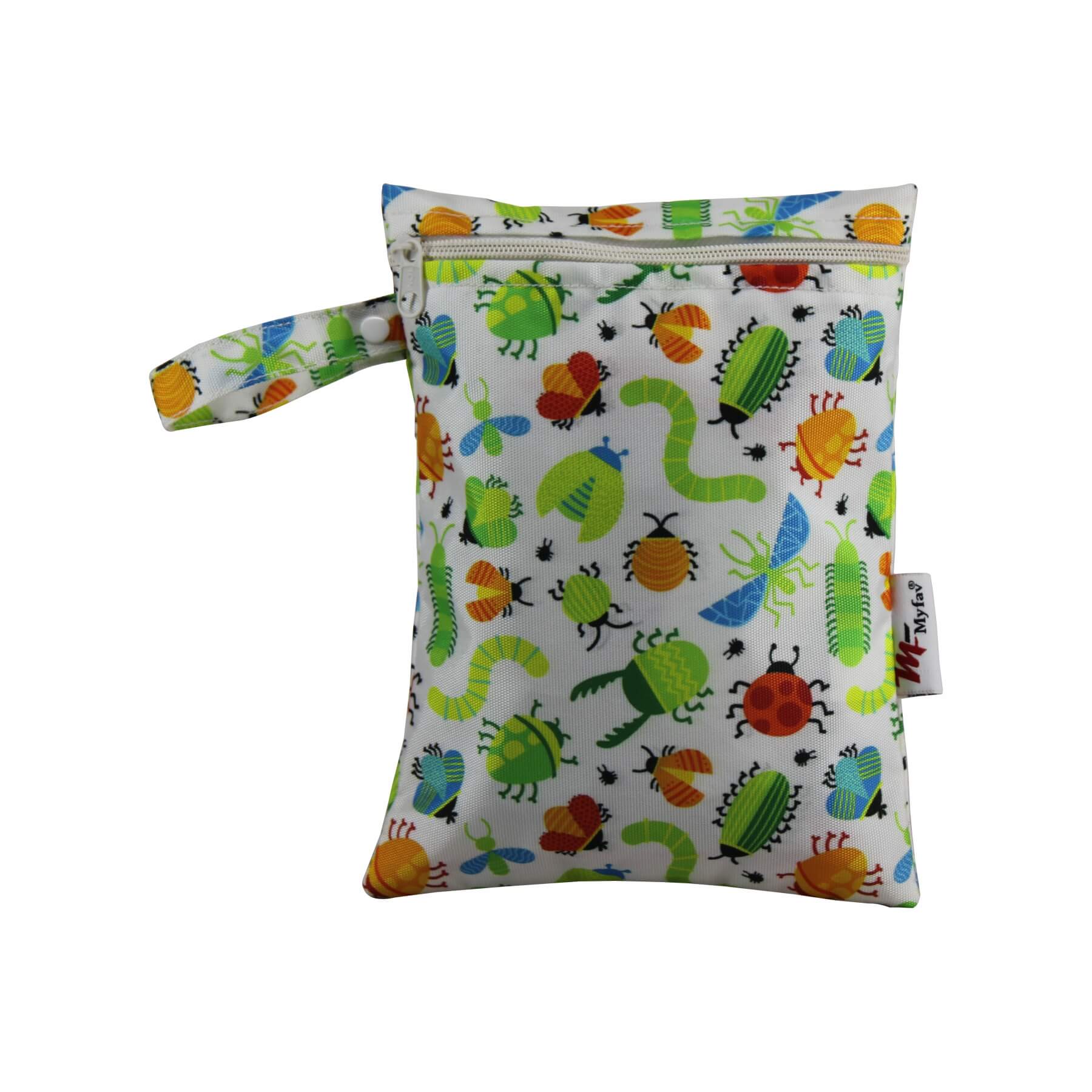 My Fav Insects Print Multiutility Wet Dry Pouch/Diaper Bag/Travel Pouch/Travel Kit