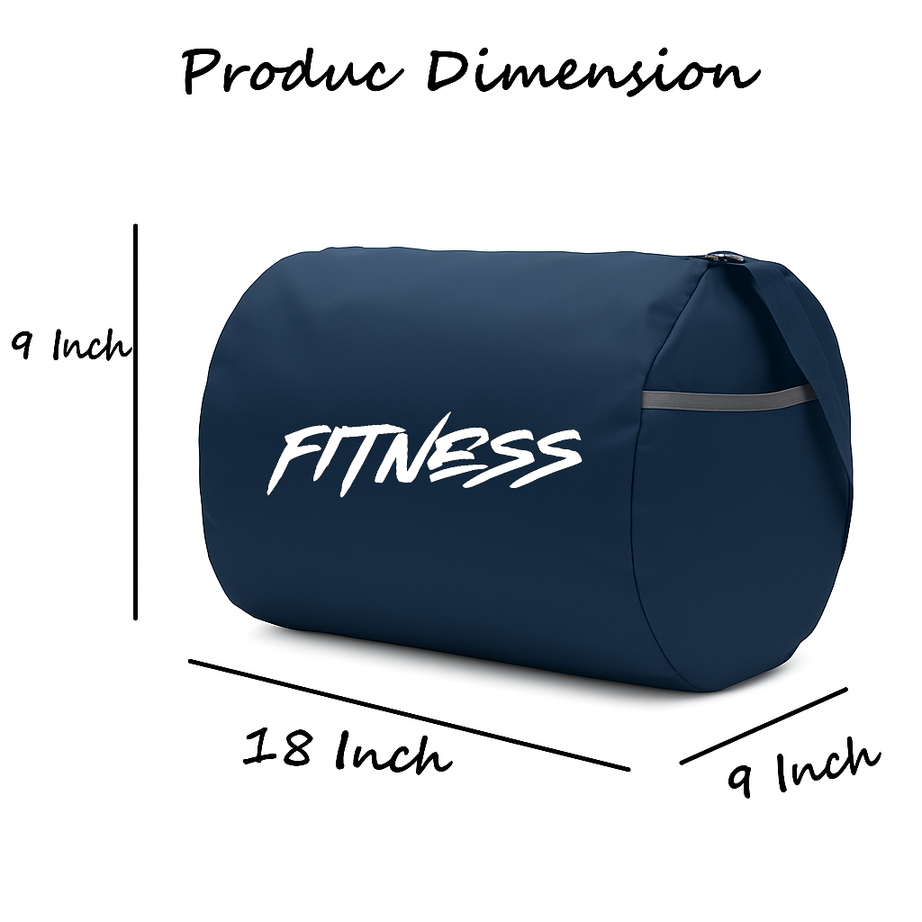 MY FAV Gym Bag for Men & Women, Adjustable Shoulder Strap, Side Mesh Pocket, Capacity - 21 liters